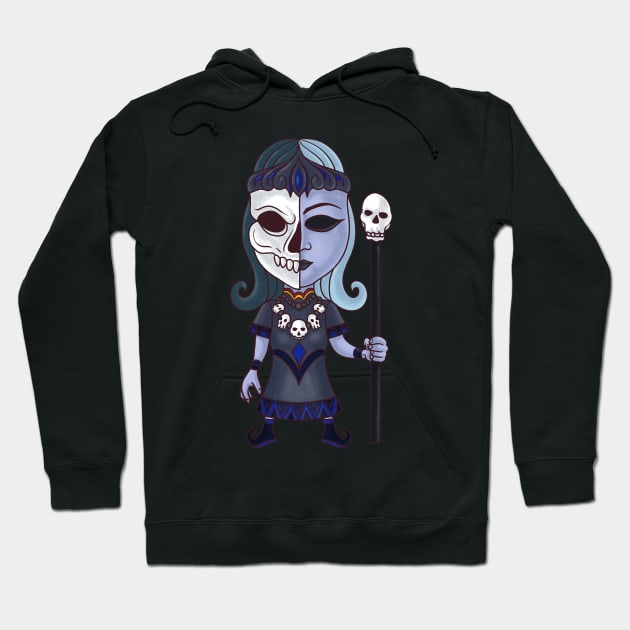 Queen of the Underworld: Viking God Hel Design Hoodie by Holymayo Tee